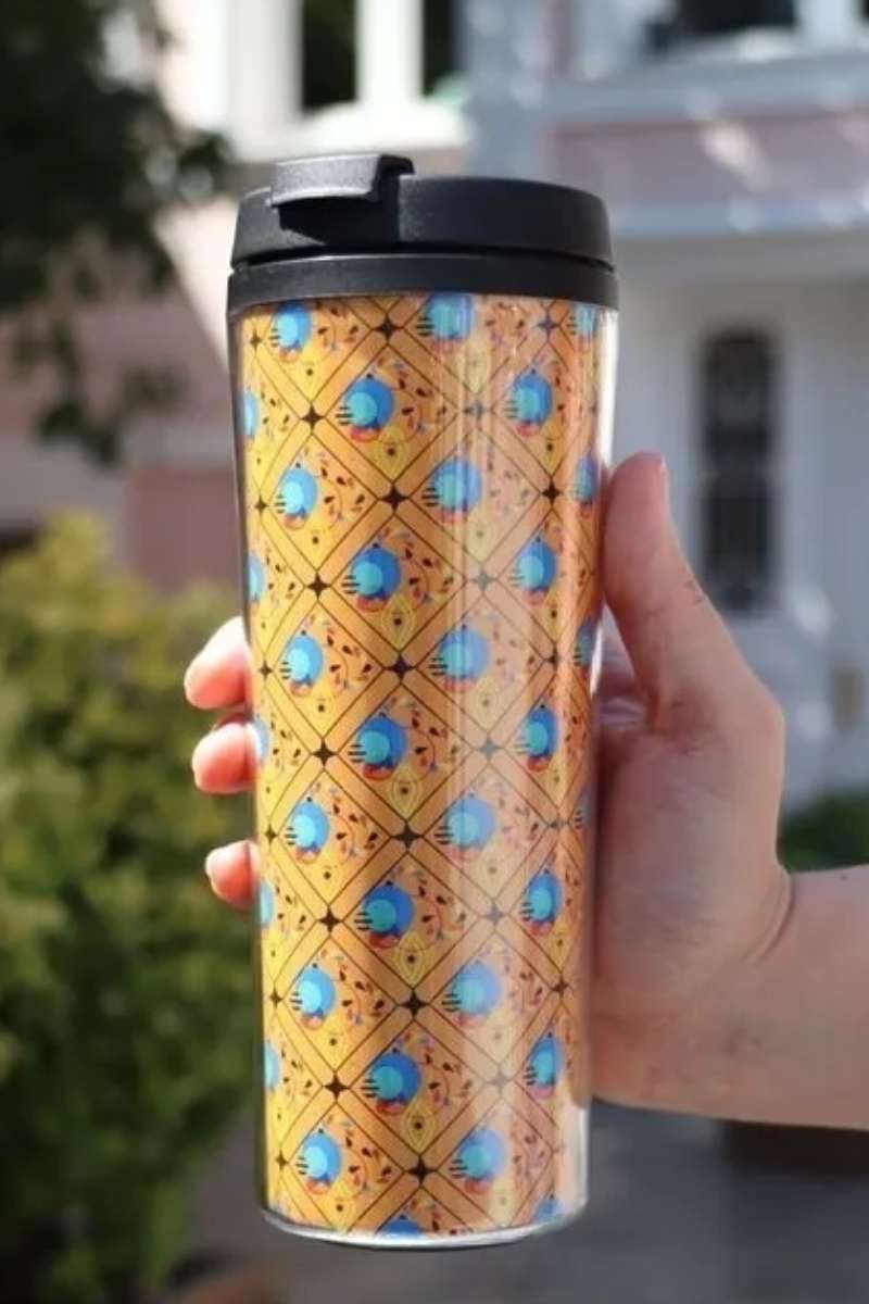 Desenli Termos Kupa Bardak
